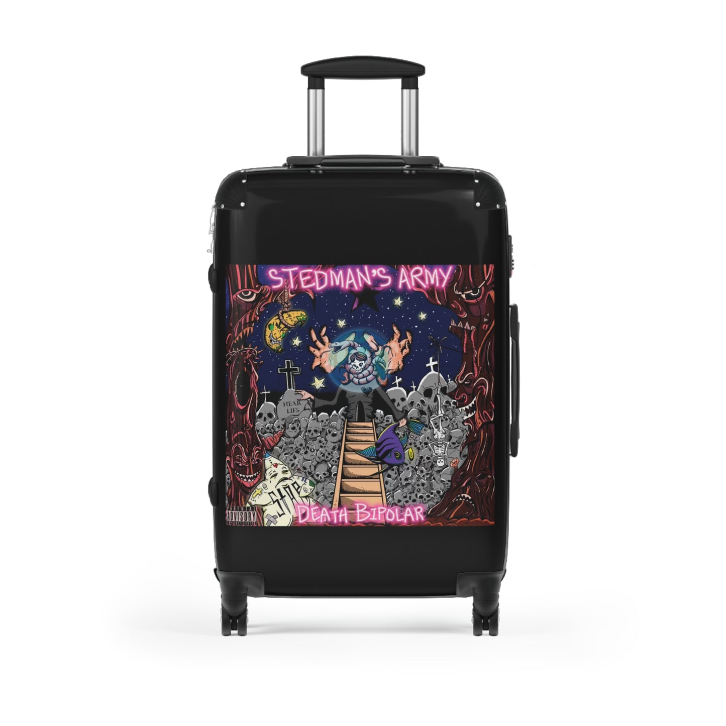 Stedman's Army "Death Bipolar"- Travel Suitcase - Stedman's Army Design