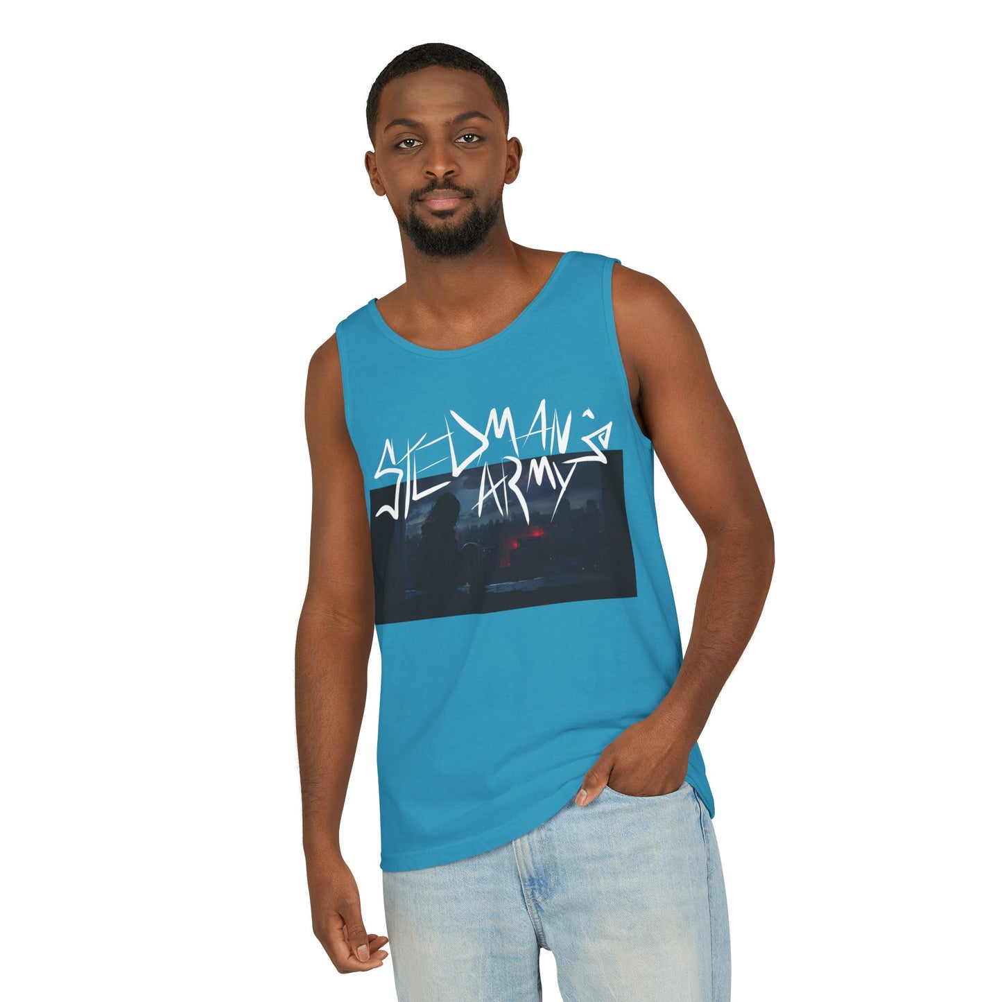 Stedman's Army - Unisex Garment-Dyed Tank Top