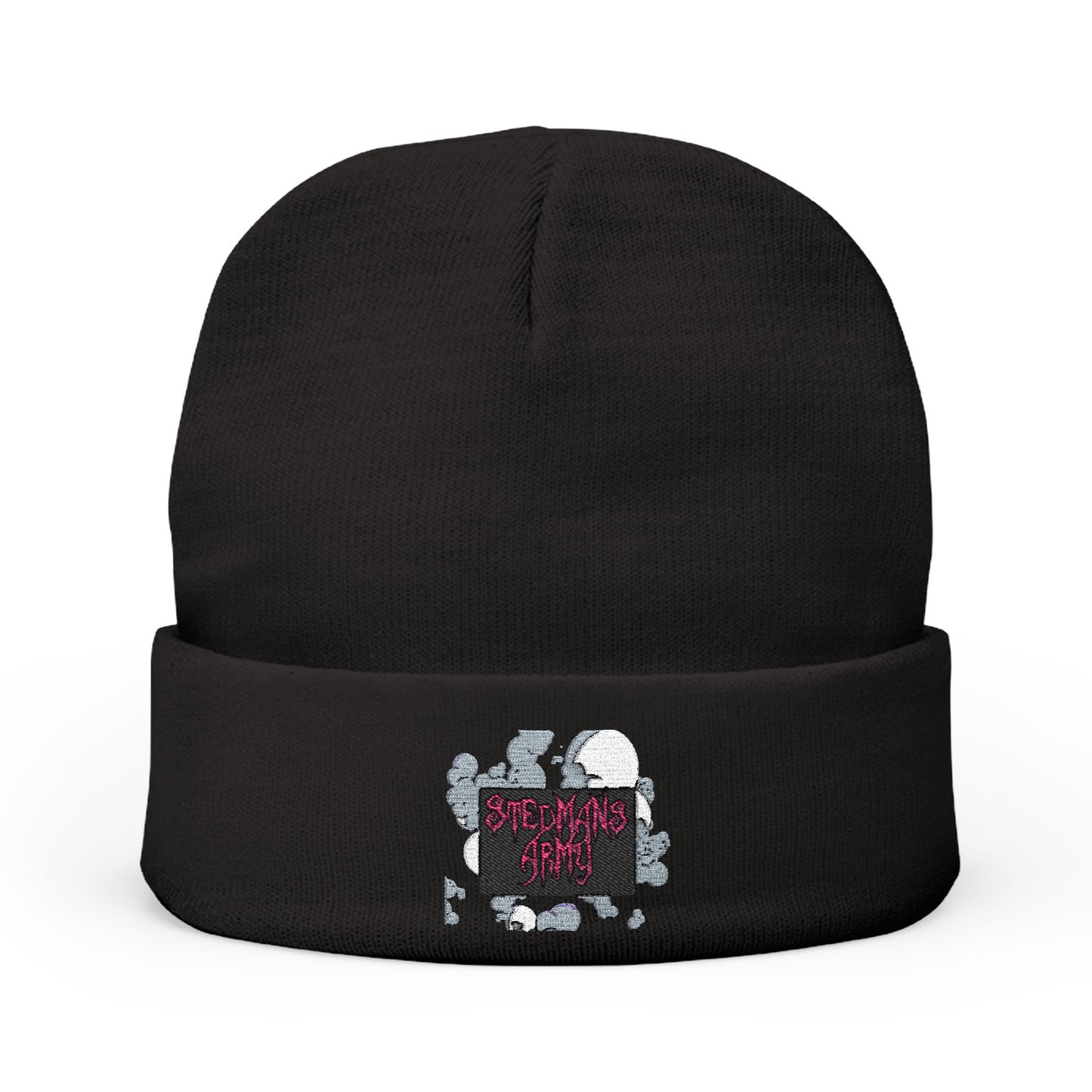 Stedman's Army "Up In Smoke" Embroidered Beanie - Knit Hat