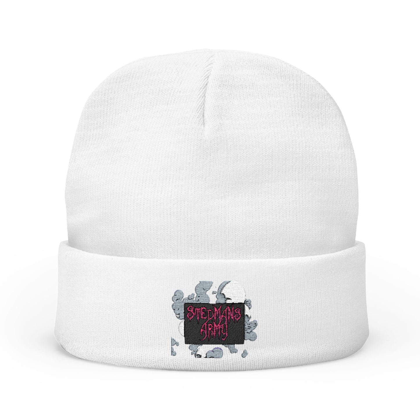 Stedman's Army "Up In Smoke" Embroidered Beanie - Knit Hat