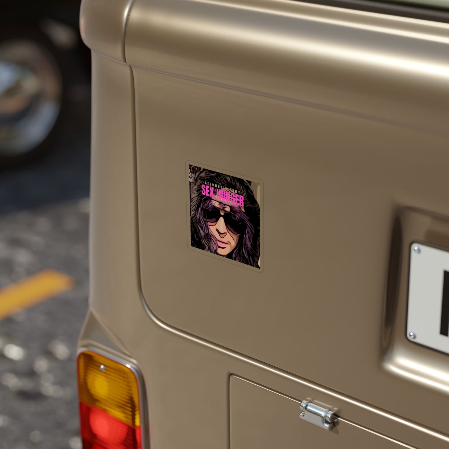 Stedman's Army Die-Cut Outdoor Stickers - "Sex Hunger" - Bold & Fun Vinyl Decal for Personalization