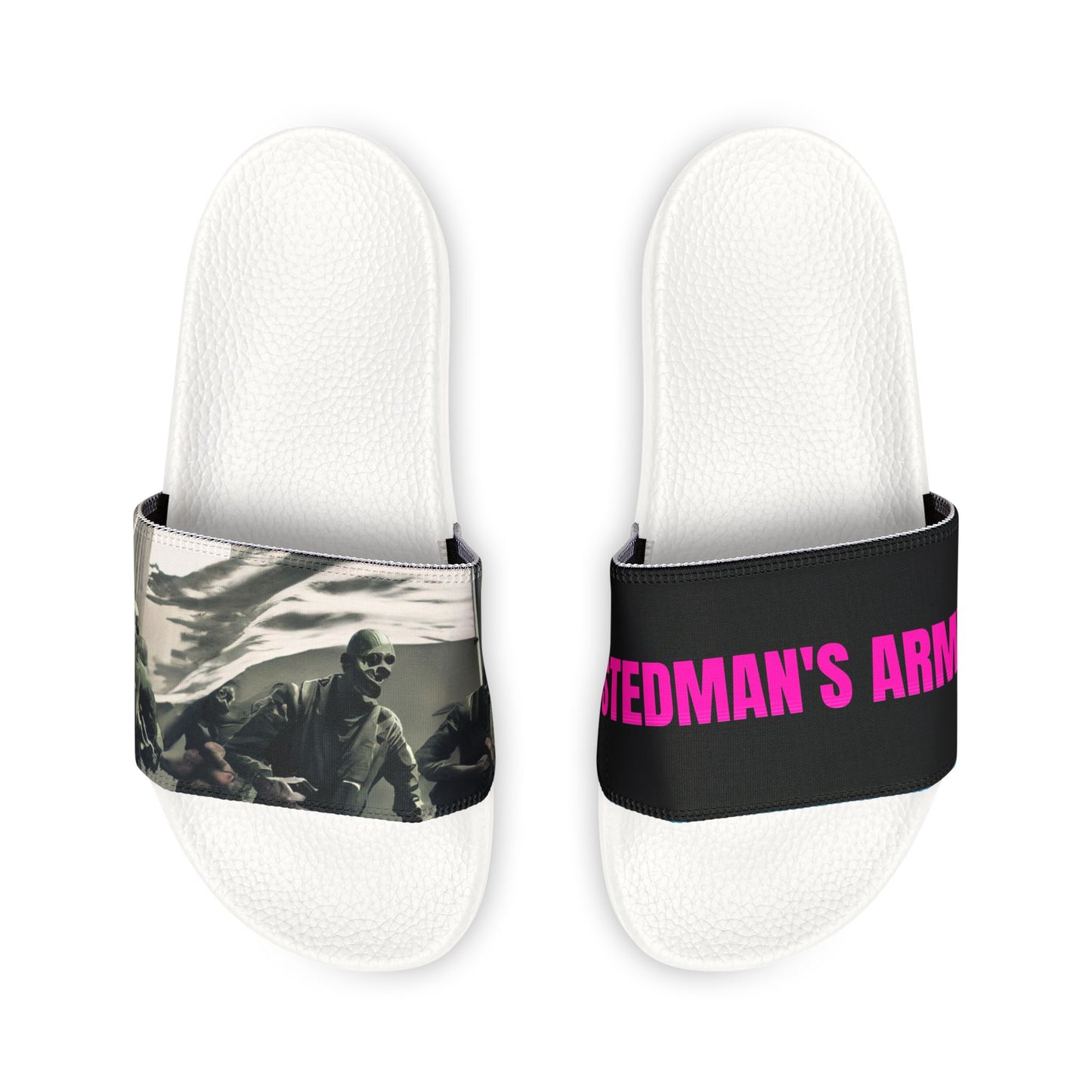 Stedman's Army "Zombie" Men's Sandals with Removable Strap, Casual Beach Footwear, Perfect for Summer, Pool Parties, Travel, Gifts