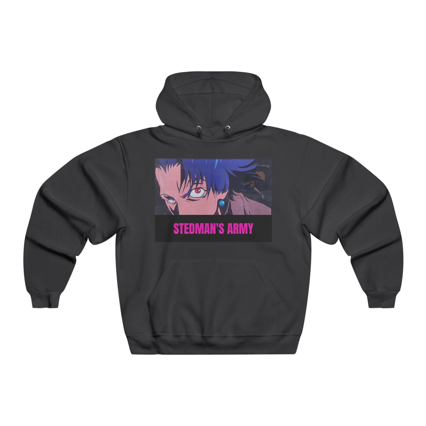 Stedman's Army "Mugen" Graffiti-Style Hooded Sweatshirt with Unique Artwork