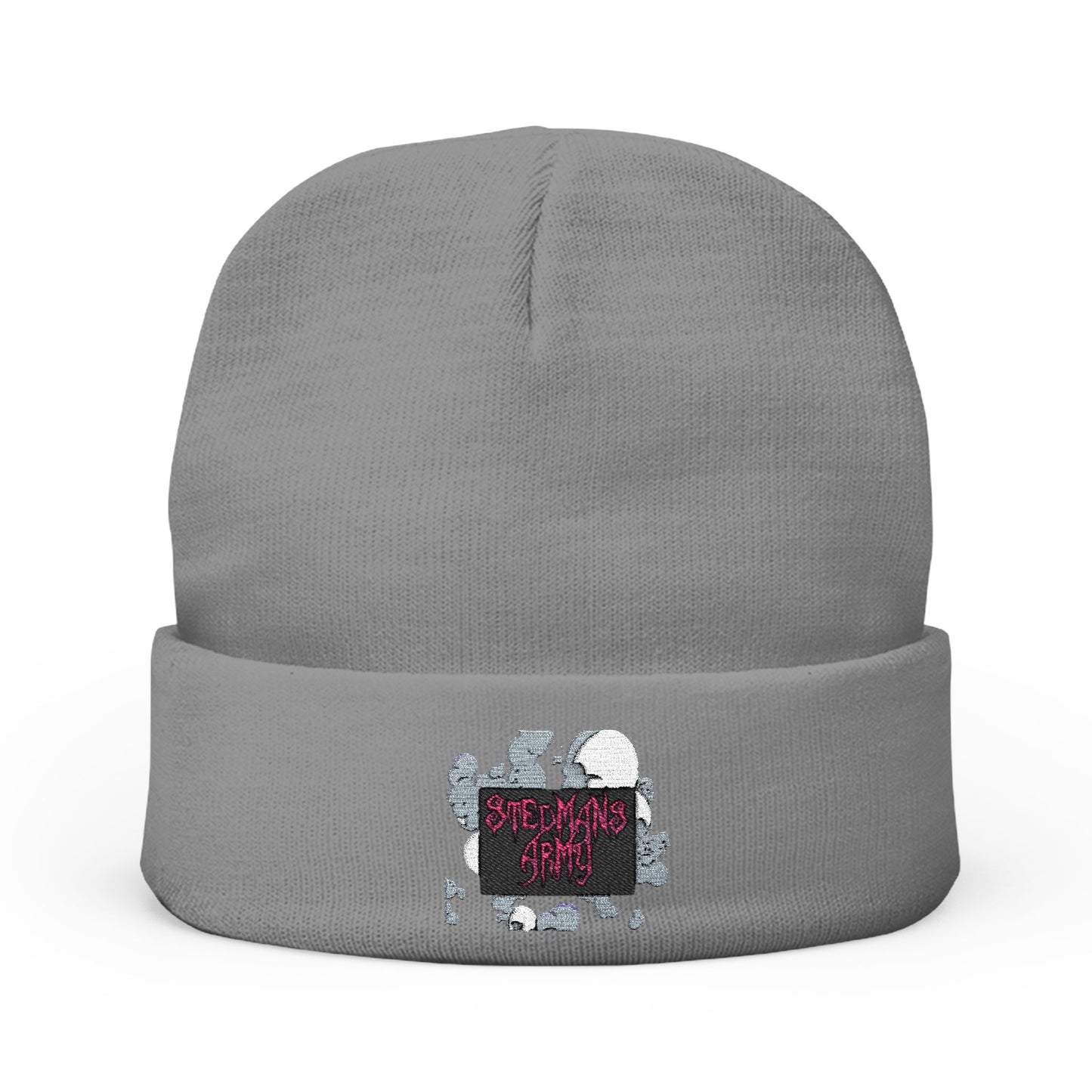Stedman's Army "Up In Smoke" Embroidered Beanie - Knit Hat