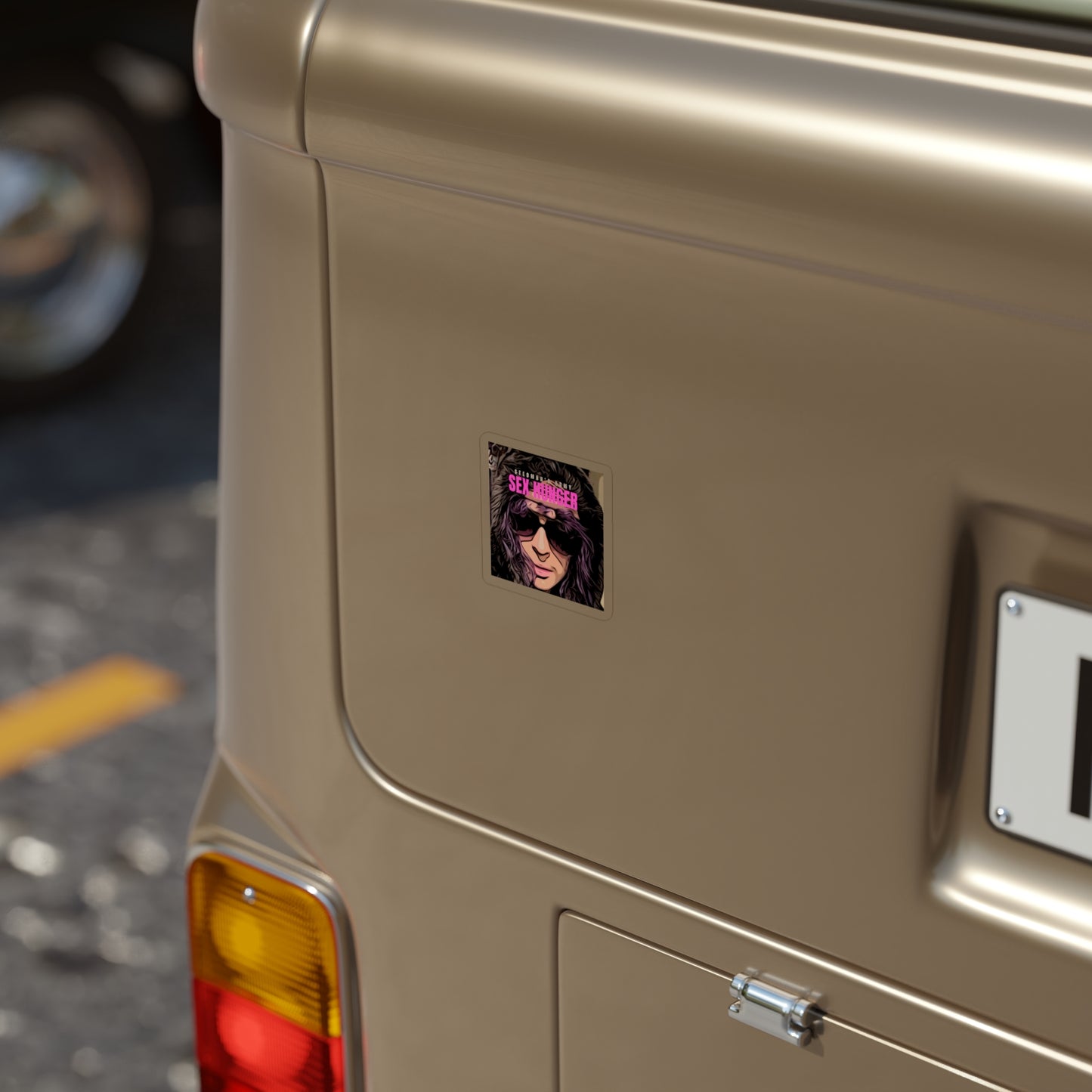 Stedman's Army Die-Cut Outdoor Stickers - "Sex Hunger" - Bold & Fun Vinyl Decal for Personalization