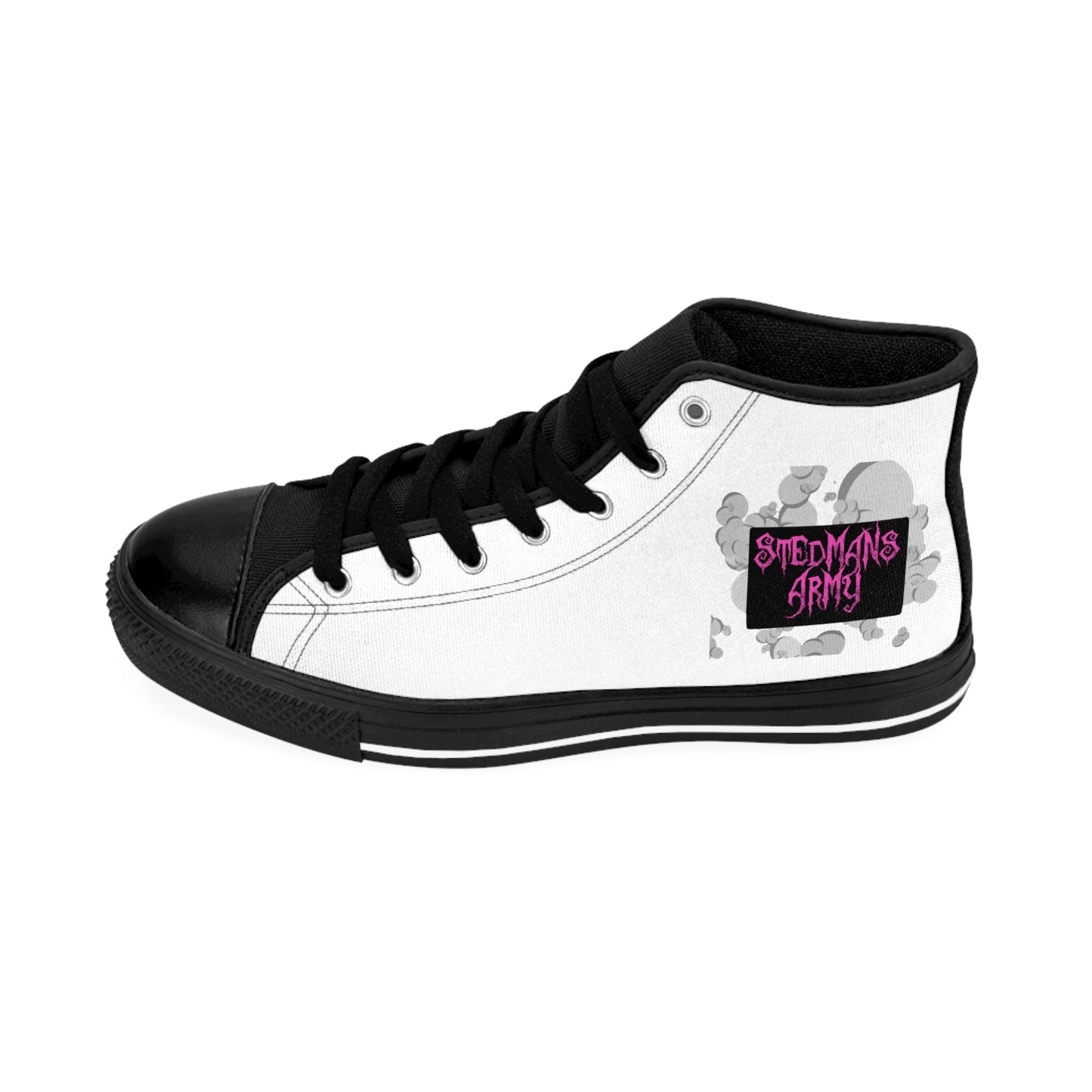 Stedman's Army "Up In Smoke" High-Top Sneakers with 'Sex Hunger' Design