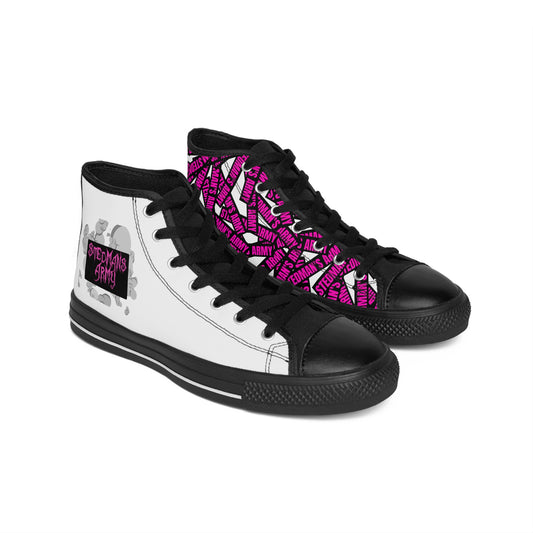Stedman's Army "Up In Smoke" High-Top Sneakers with 'Sex Hunger' Design