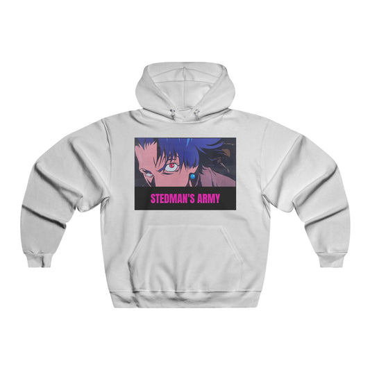 Stedman's Army "Mugen" Graffiti-Style Hooded Sweatshirt with Unique Artwork